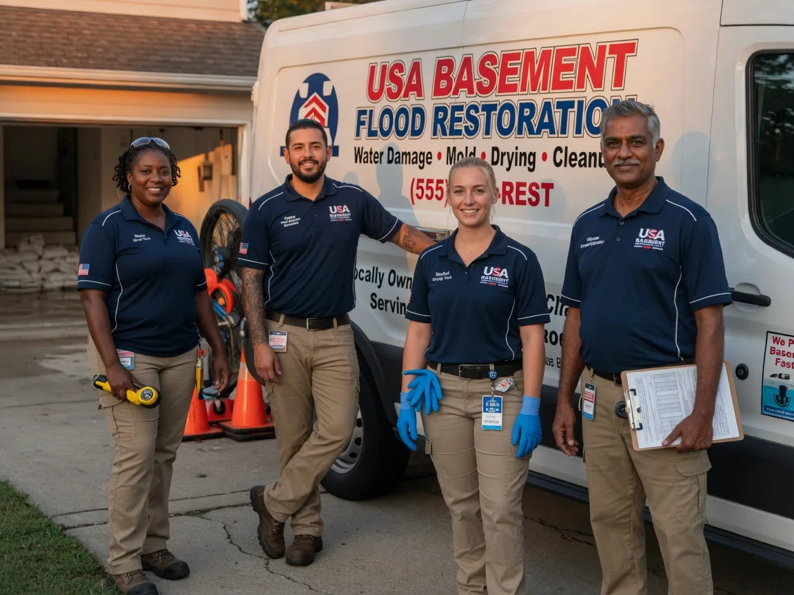 Basement Flood Cleanup company in Blooming Grove, TX