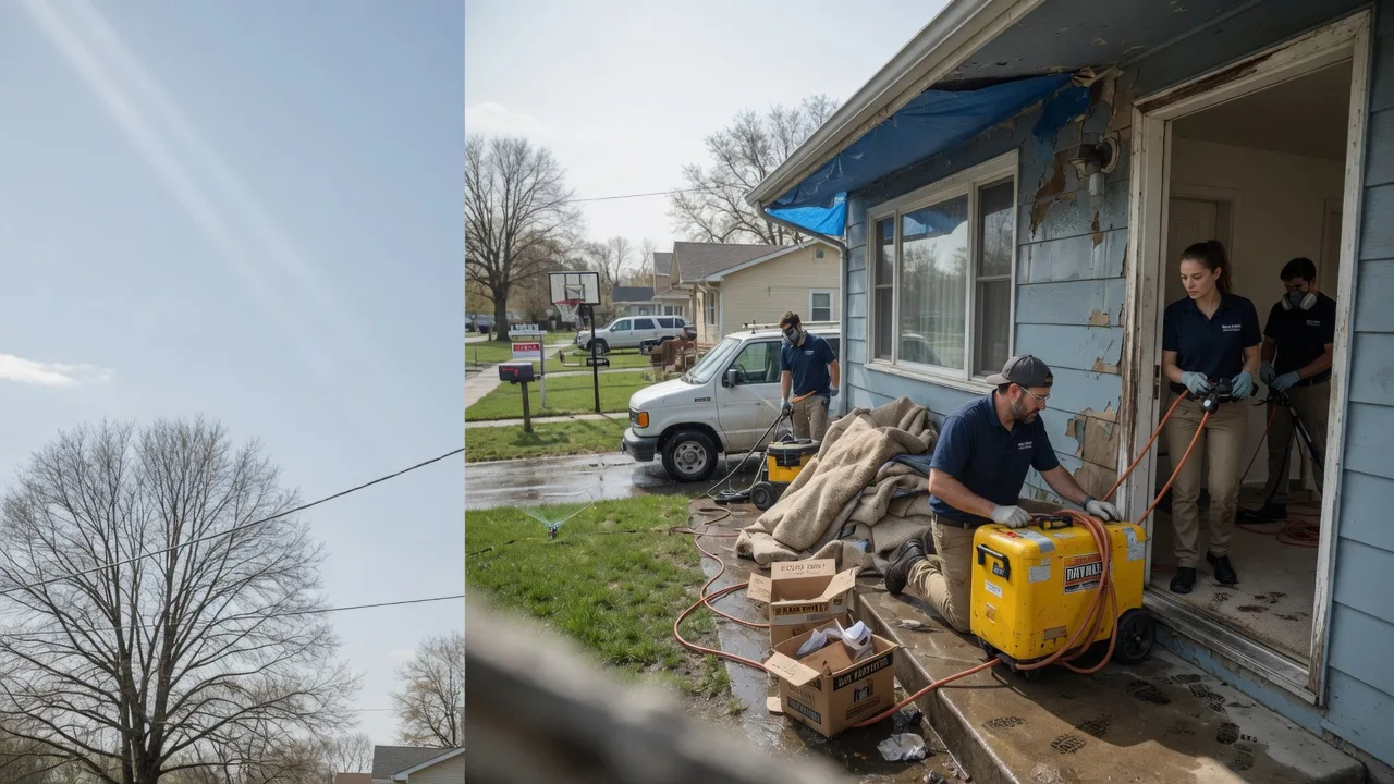 Basement Flood Cleanup in Blooming Grove, TX near me